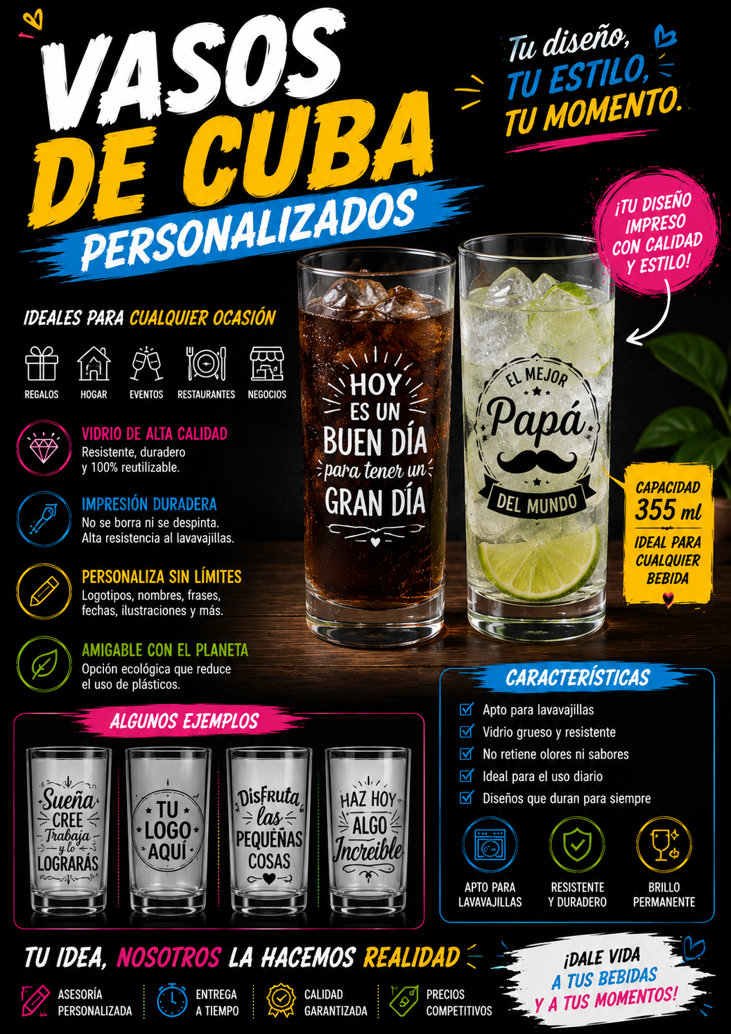 VASOS CUBEROS