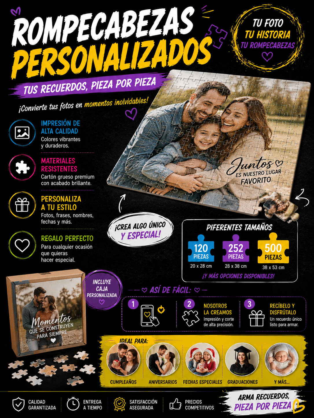 ROMPECABEZAS MDF PERSONALIZADO