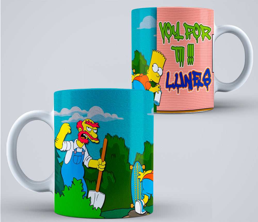 TAZA PERSONALIZADA LOS SIMPSON