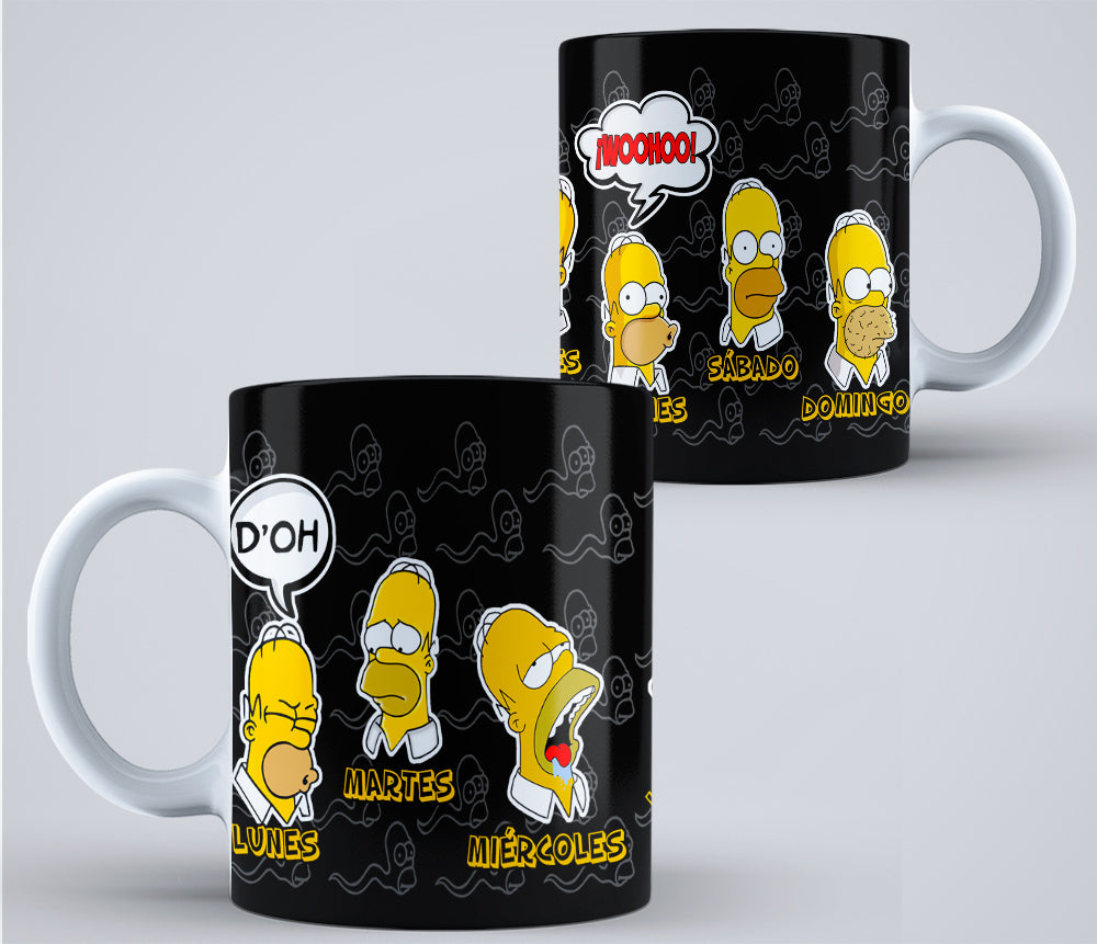 TAZA PERSONALIZADA LOS SIMPSON