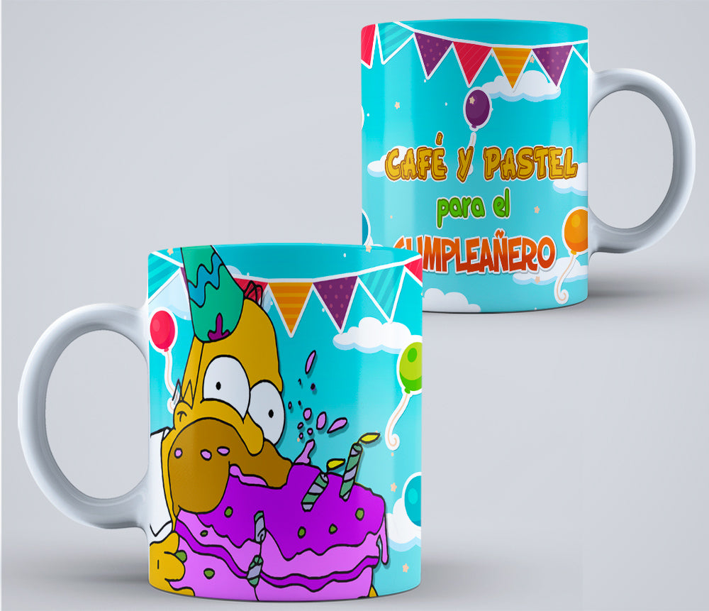 TAZA PERSONALIZADA LOS SIMPSON