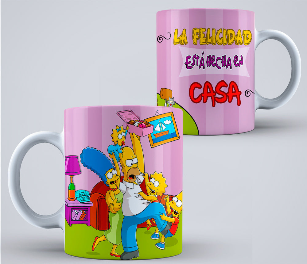 TAZA PERSONALIZADA LOS SIMPSON